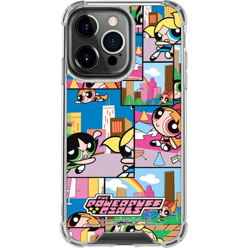 Cartoon Network Powerpuff Girls Patches iPhone 14 Pro Clear Case
